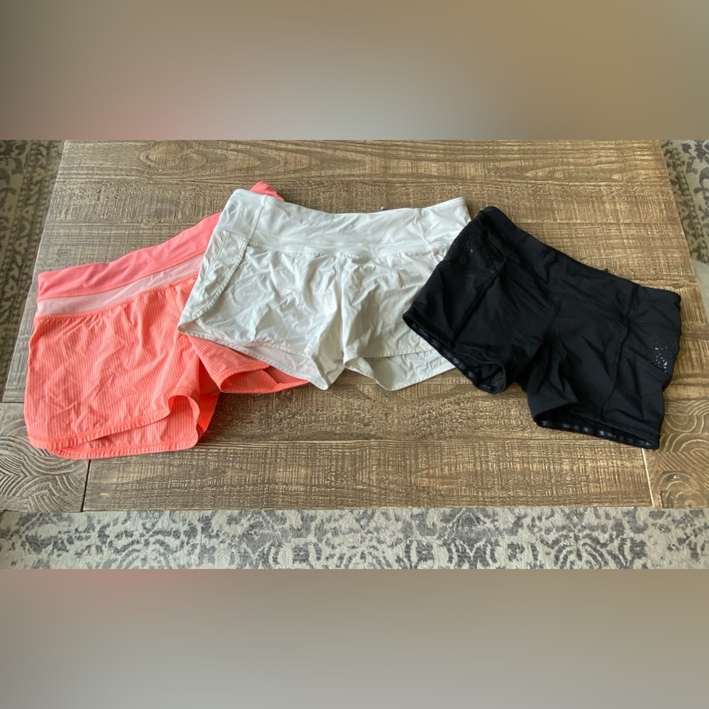 Lululemon Assortment of Shorts all size 8